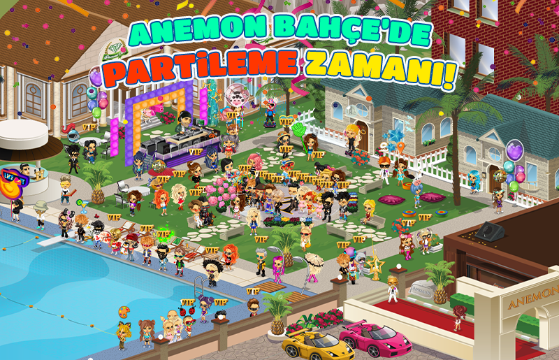 Sanalika's tweet photo. Anemon Bahçe yaz temasına parti ile geçiş yaptı. ☀️🥳

Tüm Sanalikacıları bekleriz.🥰

#parti #anemon #vip #diamond #club #sanalika #roleplay #summer2024 #fyp #foryoupage https://t.co/rkaj03pOTf