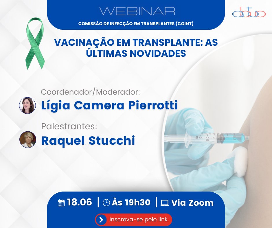 Para participar, basta inscrever-se pelo link: us06web.zoom.us/webinar/regist…