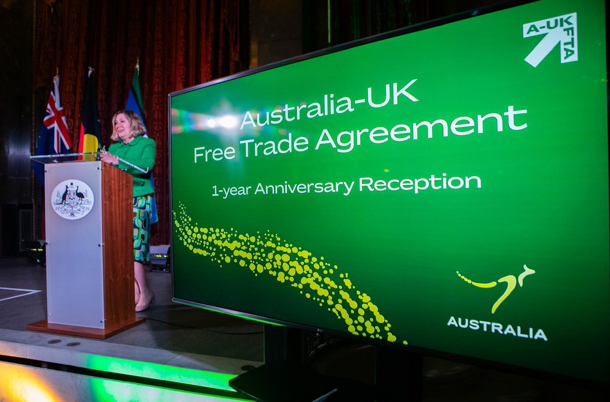 promoting the interests of Australia’s First Nations people, including artists through resale rights; &amp; setting new standards for digital trade &amp; collaboration on technology and innovation.