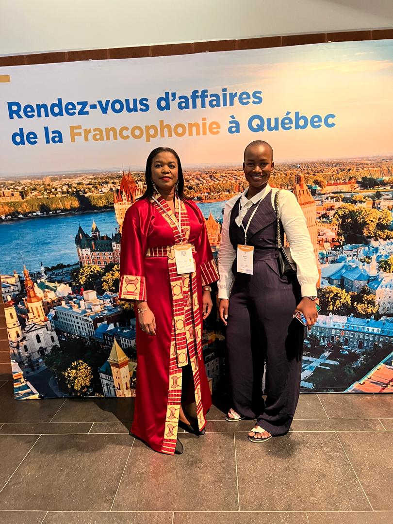 BjkdFondation's tweet photo. a #FondationBJKD participe depuis le 12 juin dernier au Rendez-vous d’affaires de la Francophonie accompagnée de Khadija Silué, Grand Prix Janine Diagou 2023 et bénéficiaire du programme de l'Office Jeunesse internationaux du Québec (LOJIQ). https://t.co/fdAYKknjh5