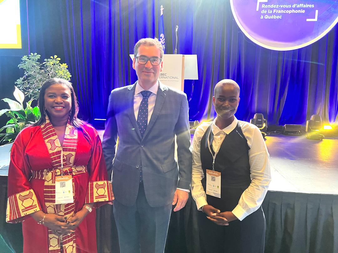 BjkdFondation's tweet photo. a #FondationBJKD participe depuis le 12 juin dernier au Rendez-vous d’affaires de la Francophonie accompagnée de Khadija Silué, Grand Prix Janine Diagou 2023 et bénéficiaire du programme de l'Office Jeunesse internationaux du Québec (LOJIQ). https://t.co/fdAYKknjh5