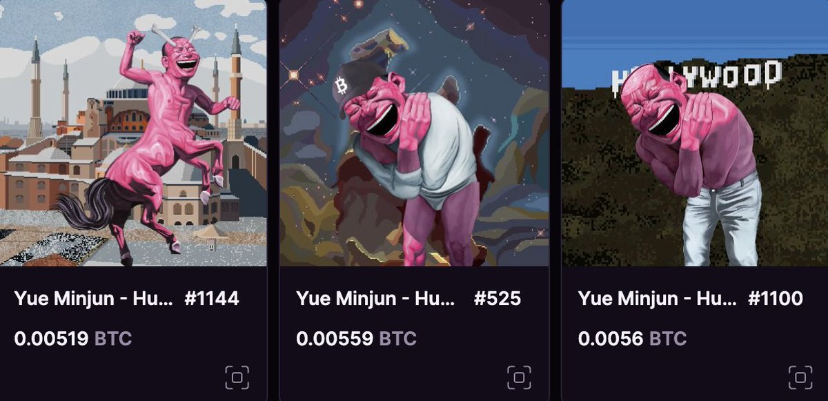 Why Hold Human?

Beyond receiving the best from LiveArt, like an airdrop of 400 WHY•YOU•SO•SERIOUS (the first art-focused runes project)

This is the first collection of art on Bitcoin by a contemporary art legend using recursive inscriptions to create iconic art on-chain 💥