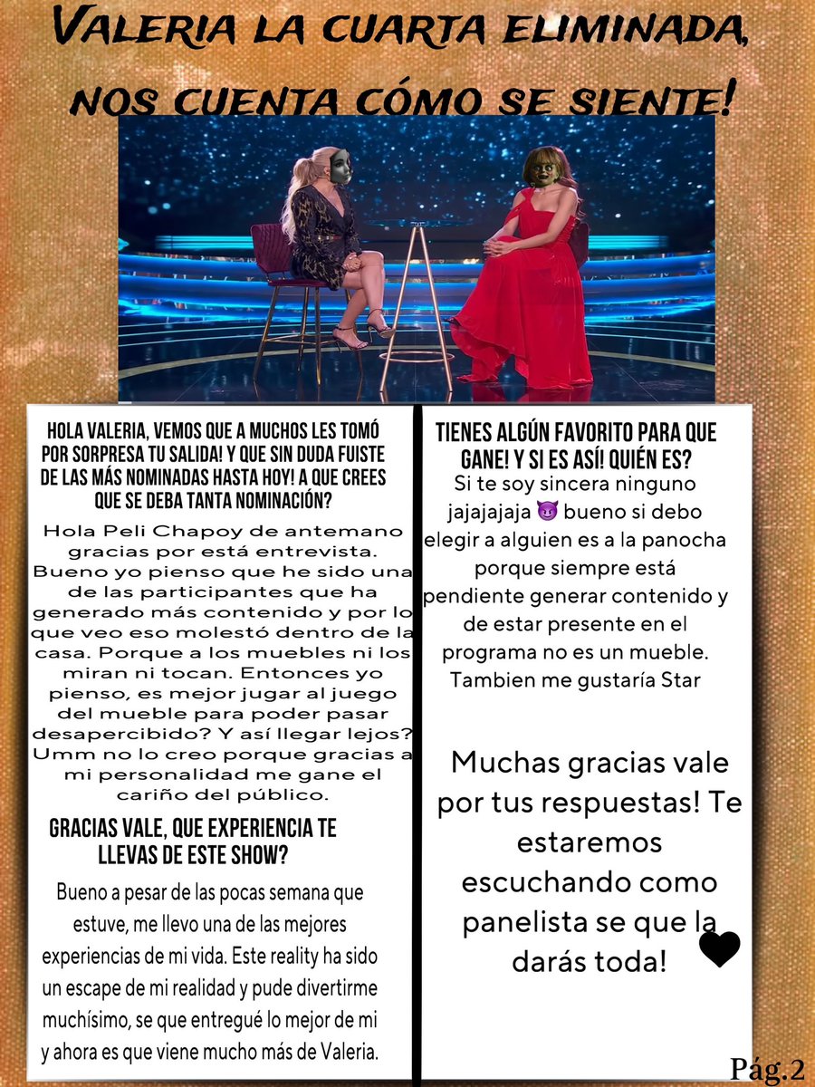 peli_negra89's tweet image. TV Filosos presenta! 
Entrevista a las últimas dos eliminadas! 
Traición en las alianzas? 
Habitante obsesionado con los glúteos de alguien! Entérate de quién! 
Alianzas por todos lados y engaños también, al que traiciona le sale mal la vuelta! 
Esto está candente🔥
#LCDLFilosos2