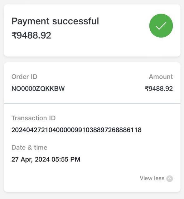 Itsharishachari's tweet image. Hey @JioCare @reliancejio , I paid ₹1,000 for Jio Fiber booking, but it wasn’t adjusted as promised during installation. Despite multiple calls to customer care, no resolution yet. This is unacceptable! Please refund my money. Attached the screenshots #JioFiber #UnresolvedIssue