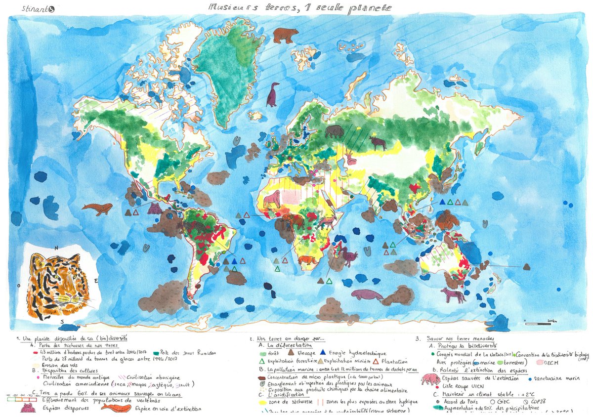 Cette année j'ai participé au #concours #carto des passionnés dont le thème était "#Terres" avec cette carte.

Un énorme merci à toutes les personnes qui ont voté pour ma carte et me permettent de  remporter ce concours ✨️🫶🥹
