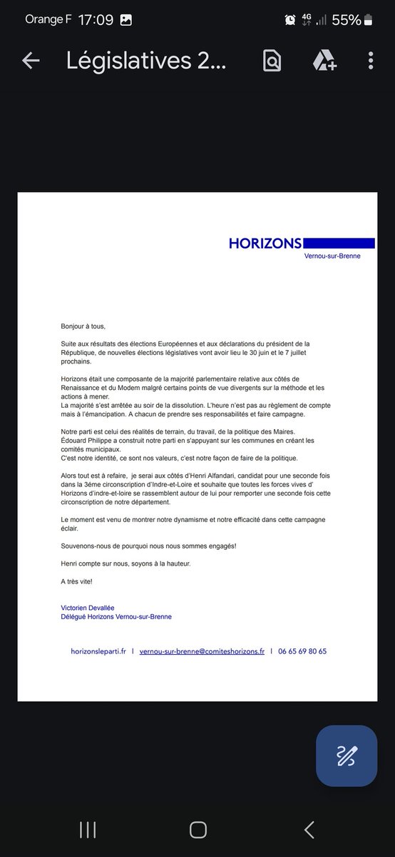 🔵⚪️ Législatives 2024 ⚪️🔵

<a href="/Henri_Alfandari/">Henri Alfandari</a> @Horizons_AN <a href="/HorizonsLeParti/">Horizons</a> <a href="/vincent_louault/">Vincent Louault</a>