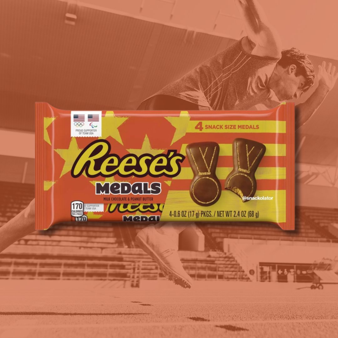 The only medals we're training for this olympics... How do we feel about this strategy from Reese's? Is it a tasty advantage or a bronze at best?