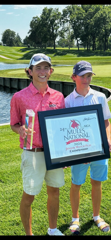 Congratulations to Mules golf signee Archer Schnieders on winning the <a href="/MissouriGolf/">Missouri Golf Assn</a> Junior Match Play Championship June 13 at <a href="/MulesNational/">Mules National Golf Club</a>!

📝 | bit.ly/4ckgwn7

#teamUCM