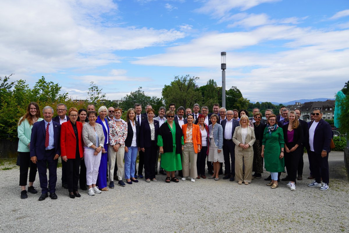 Heute Morgen tagte der Oberrheinrat in Rheinfelden (Aargau) unter dem Vorsitz von <a href="/bea_bieber_glp/">Bea Bieber</a>. Weitere Informationen:
👉oberrheinrat.org/de/service/new…

Ce matin, le Conseil Rhénan s'est réuni à Rheinfelden (Argovie). Pour en savoir plus :
👉conseilrhenan.org/fr/services/ac…