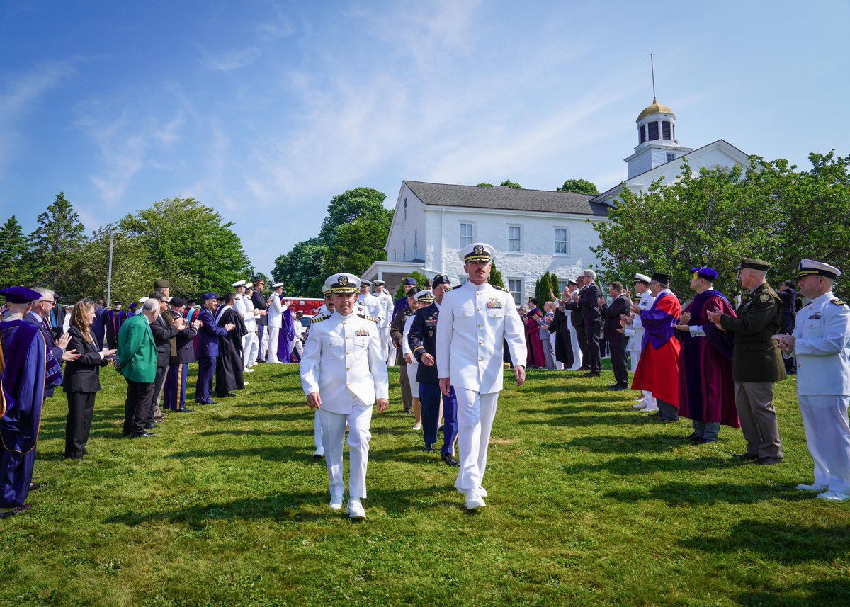 Congratulations 🎉, #classof2024! Today, the U.S. Naval War College celebrated its in-residence summer graduation 🎓onboard Naval Station Newport, Rhode Island! 

Read the full story here: usnwc.edu/News-and-Event….