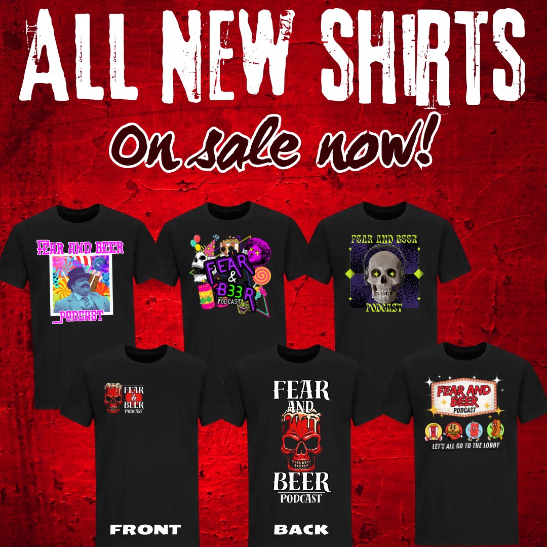 The reception on our shirts has been amazing and humbling as I am no graphic designer by any means. We are a small podcast and we don’t do it for the money, but it does cost us some here and there to keep this whole thing running. Any bought go a long way so thank you in advance!