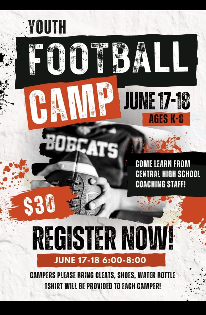 Come join this Monday and Tuesday and have fun with the Central High School Coaches and Players!

cenths.givebacks.com/store/items/10…