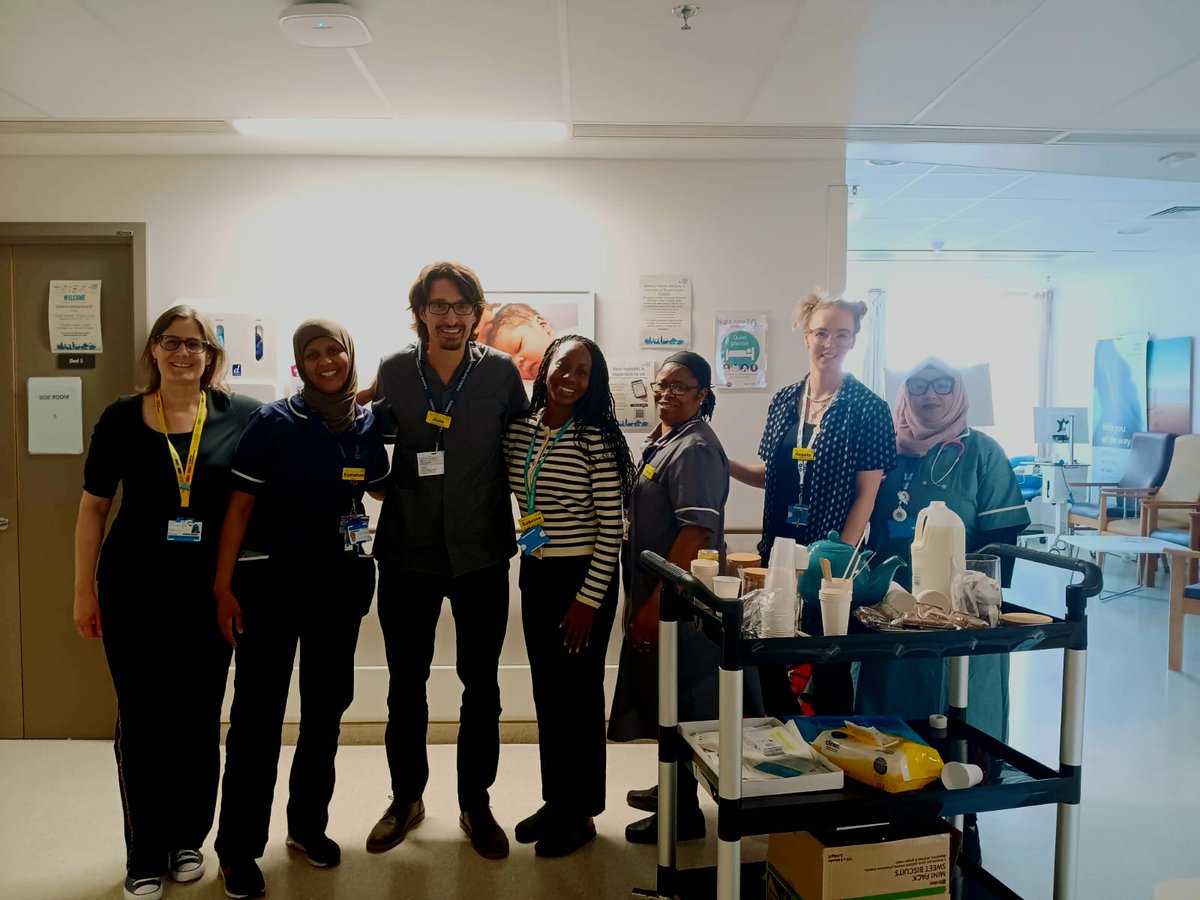 The need for a sense of belonging, caring, and being cared for is fundamental to our wellbeing. Today we connected with our colleagues in Maternity. #TeaTrolleyFriday! #BHWellbeing for our people @RoyalLondonHosp   <a href="/Juanito_Soria/">Juan Soria</a> <a href="/trista/">trista spence</a>