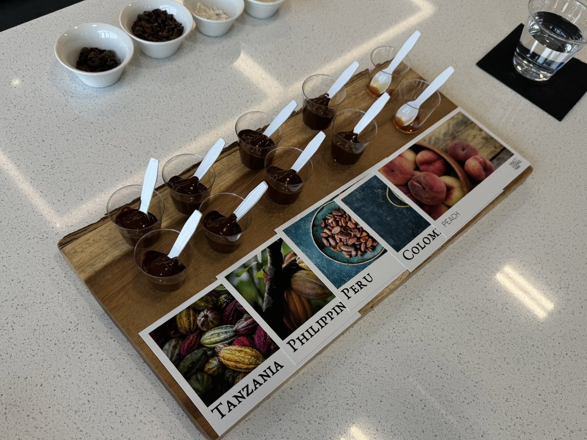 Kaylee Versteegh (@kaylee_vers) on Twitter photo Tagging along on <a href="/FieldAtlas/">Field Atlas</a> Company Tours today! Stop #1: learning about <a href="/TrueEssenceFood/">True Essence Foods</a> and chocolate tasting & making!
#agbioscience Tagging along on <a href="/FieldAtlas/">Field Atlas</a> Company Tours today! Stop #1: learning about <a href="/TrueEssenceFood/">True Essence Foods</a> and chocolate tasting & making!
#agbioscience