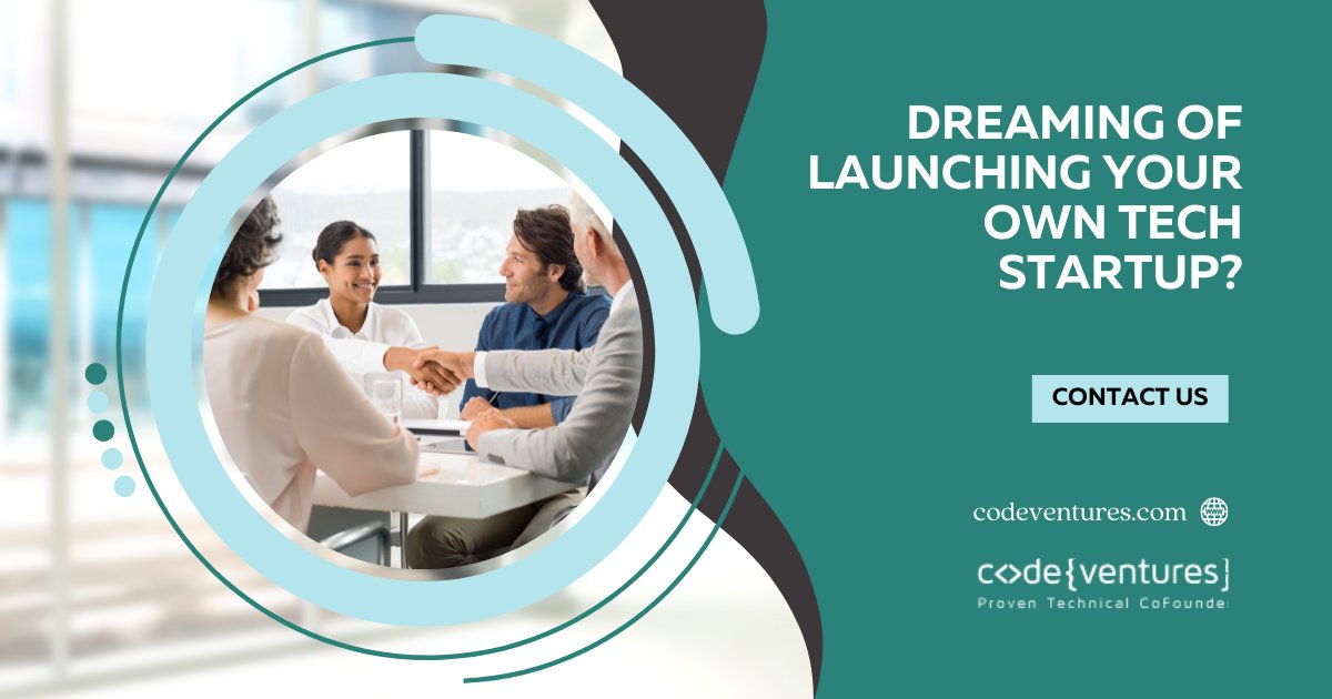 code_ventures's tweet image. 💭Dreaming of launching your own tech startup but missing the coding chops?

Partner up with a talented technical cofounder &amp;amp; embark on the journey of innovation and growth!

🤝Let&apos;s connect &amp;amp; make waves in the startup world!
hubs.la/Q02B6_3C0

#TechCoFounder #StartupIdeas
