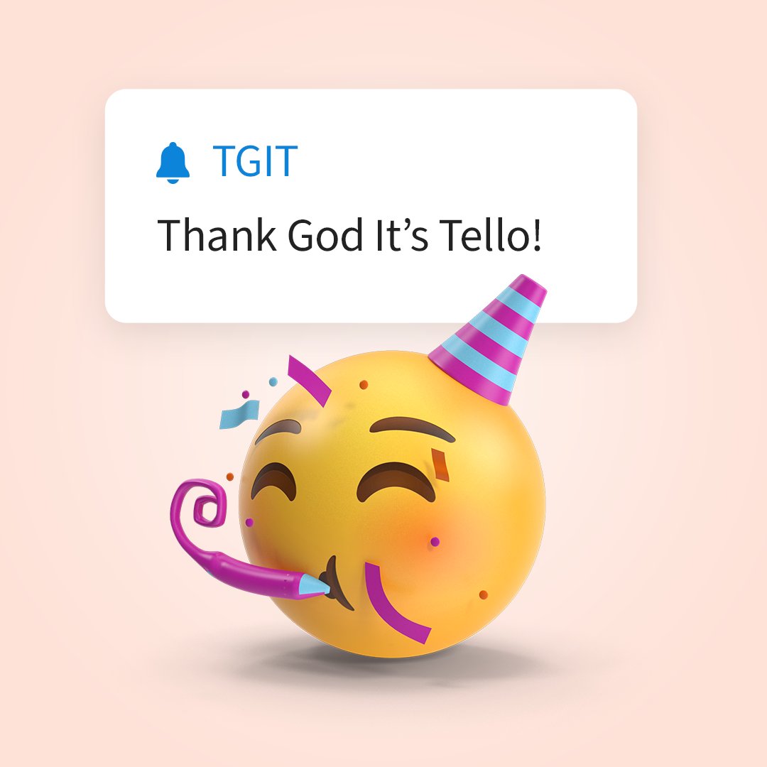 tellomobile's tweet image. TGIT (abbreviation) ⁠- Thank God It's Tello = An expression of relief and excitement marking the end of expensive wireless contracts and anticipating the great savings and flexibility that Tello brings ahead. ⁠🤸💙⁠
⁠
#TGIT #ThankGodItsTello⁠
⁠