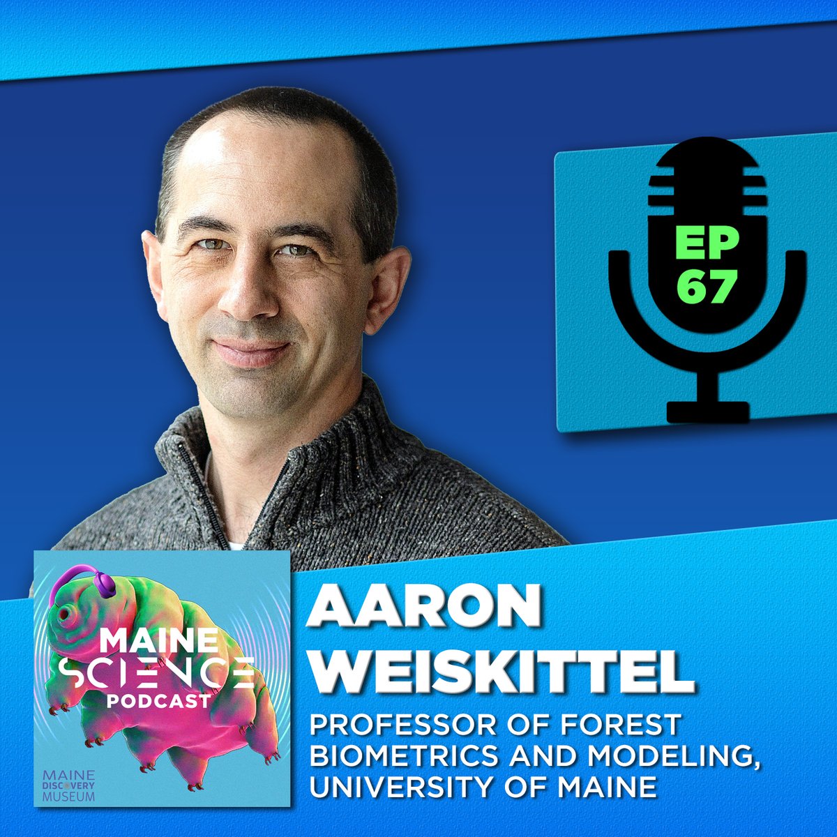 New episode: <a href="/UMaine/">University of Maine</a>'s Aaron Weiskittel. There's SO MUCH more to being a forester than you think... mainediscoverymuseum.org/post/maine-sci…