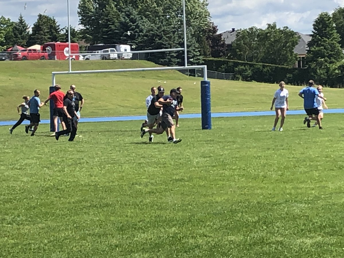 SMCSS annual Grade 12 v. Staff football game. <a href="/PVNCCDSB/">PVNCCDSB</a>