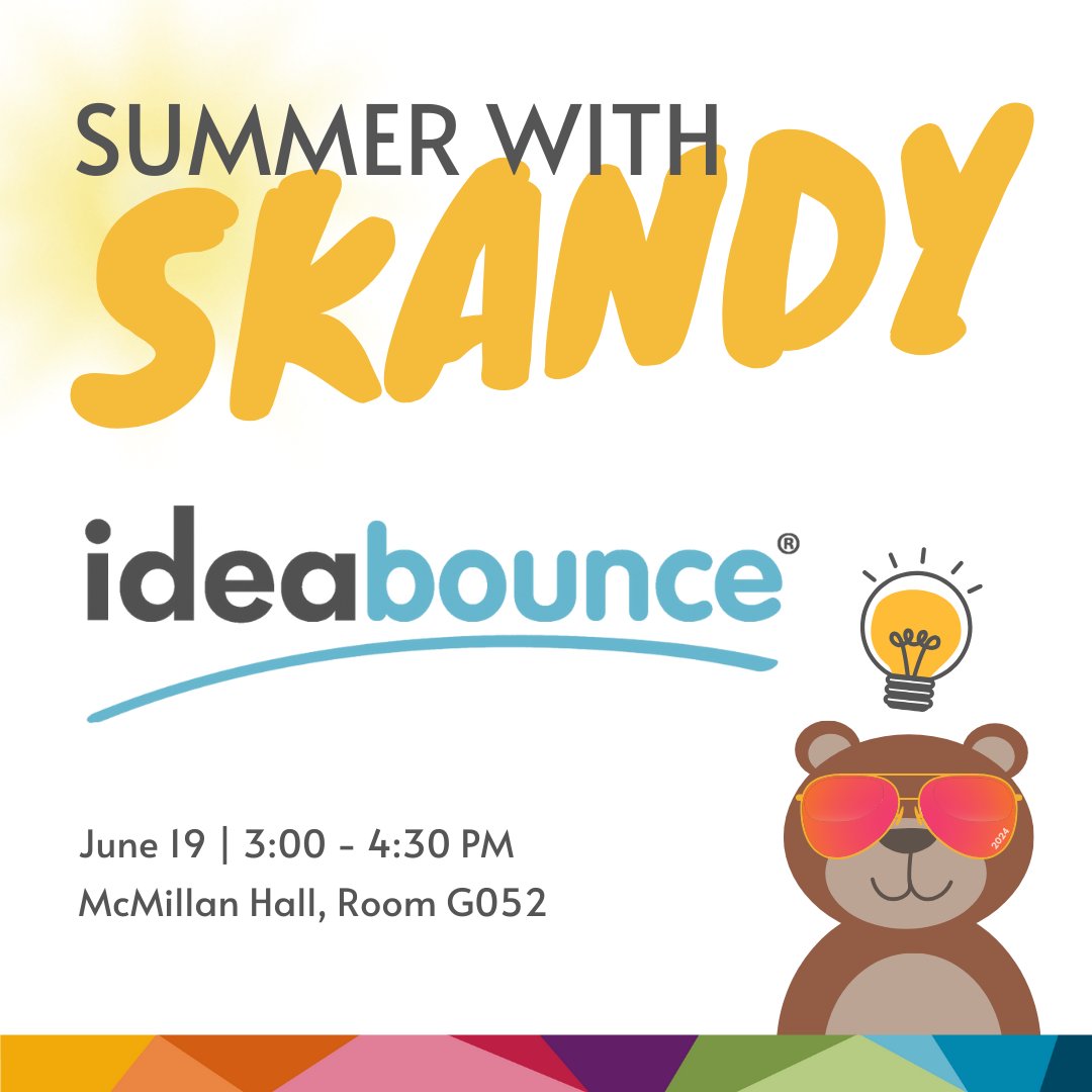 SkandalarisCtr's tweet photo. Join us for a Reverse IdeaBounce® as our Skandalaris LaunchPad interns pitch the startups they are supporting this summer! June 19, from 3:00 - 4:30 pm in McMillan Hall Room G052. RSVP here: https://t.co/uk5j2YsWRS

#SkandalarisCenter #IdeaBounce #WashU https://t.co/Cfr9q8Cck3