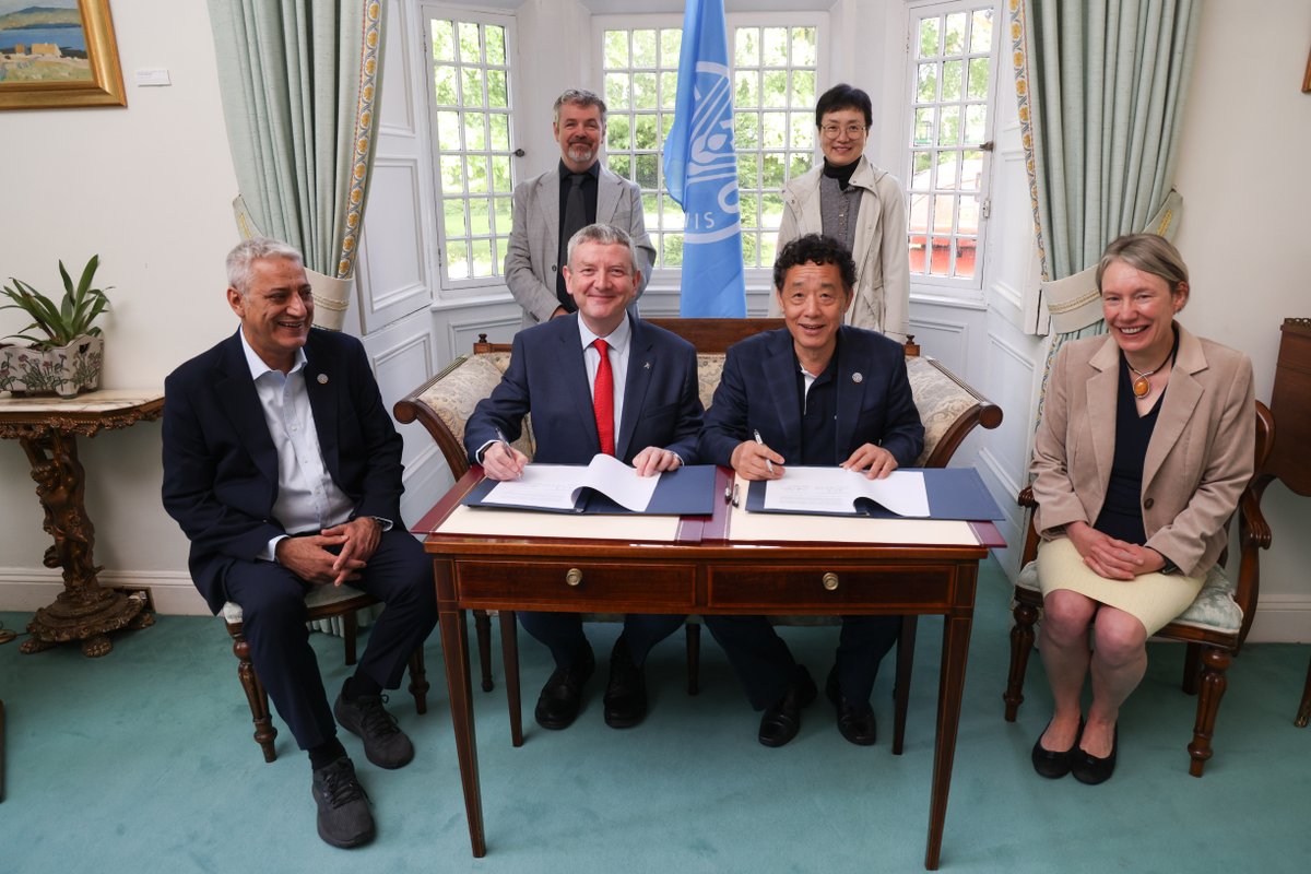 UN Food &amp; Agriculture Organisation partners with University of Galway on climate-smart food systems, creating opportunity to foster education, research &amp; innovation for food systems transformations for zero hunger &amp; climate resilient food systems

More: ow.ly/8LBH50SiYmH