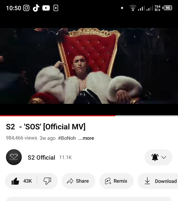 itsme_jeanylee's tweet photo. OMG, to many hardworking now for the goal of 1M views.. in just 3 weeks.. you can see that not always ads but more people to stream on SOS MV... Let's continue streaming. I don't want to sleep unless we reach 1M views..
#S2TheSunset
#Noeulnuttarat #MagentaBoy
#BoNoh #SOSS2 https://t.co/8Eb49FnFQS