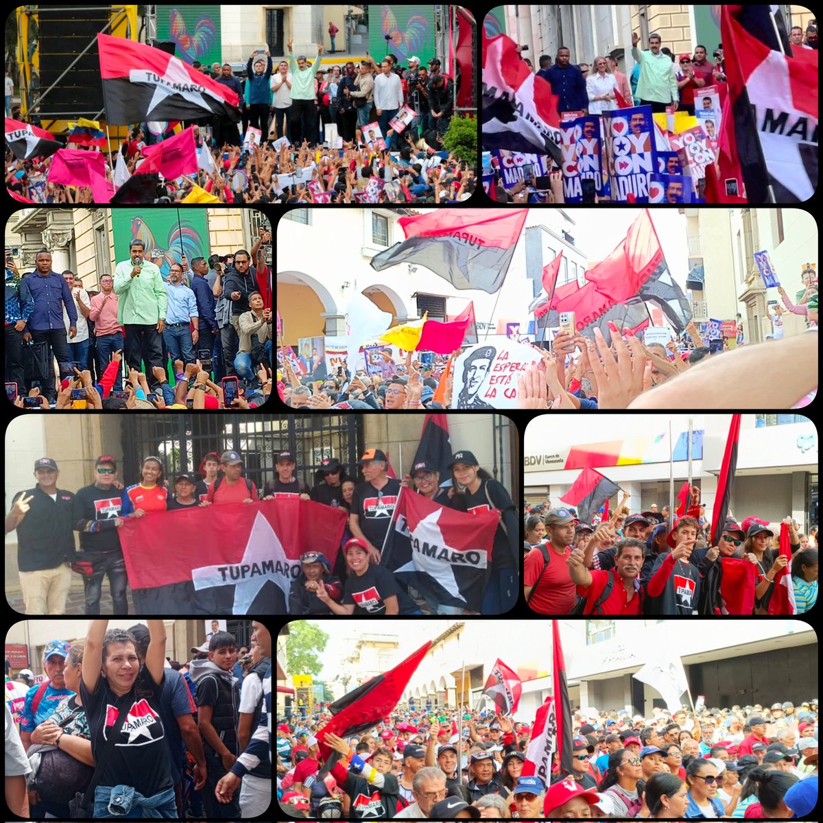 TUPAMARO Mérida (@meridamrt2) on Twitter photo #LaEsperanzaEstáEnLaCalle🇻🇪
Así lo vivimos ayer en la extraordinaria concentración de la Av. 4 de la ciudad de Mérida para recibir a nuestro Presidente <a href="/NicolasMaduro/">Nicolás Maduro</a>
¿Los TUPAMARO Dónde Están?
¡En La Calle Apoyando a Nicolás!
Rumbo a la Victoria
#VenezuelaYSuGenteBella #LaEsperanzaEstáEnLaCalle🇻🇪
Así lo vivimos ayer en la extraordinaria concentración de la Av. 4 de la ciudad de Mérida para recibir a nuestro Presidente <a href="/NicolasMaduro/">Nicolás Maduro</a>
¿Los TUPAMARO Dónde Están?
¡En La Calle Apoyando a Nicolás!
Rumbo a la Victoria
#VenezuelaYSuGenteBella