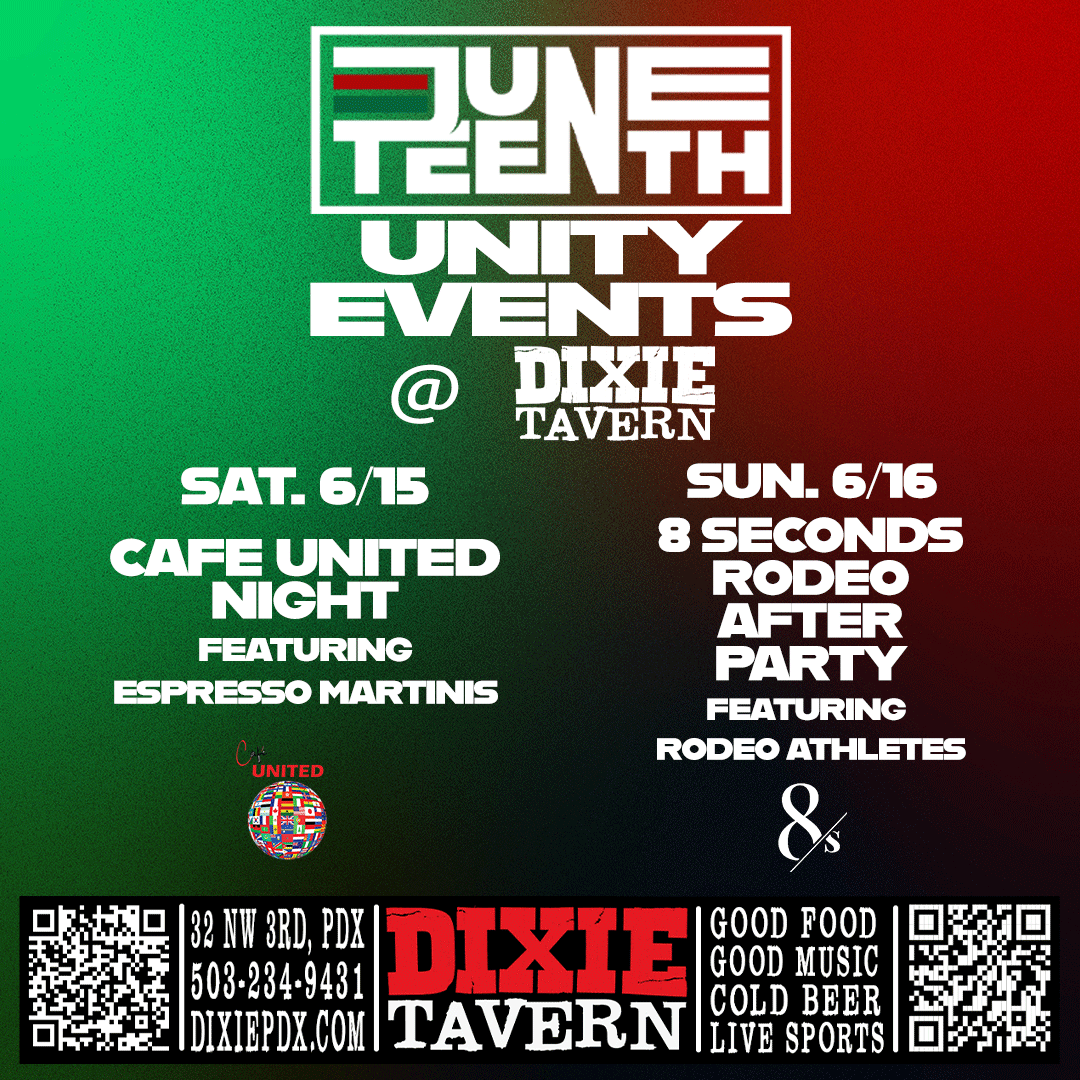 Let's come together at Dixie Tavern for our Juneteenth Unity celebration. Unity is strength, unity is power!🎉 #Juneteenth #DixieTavern