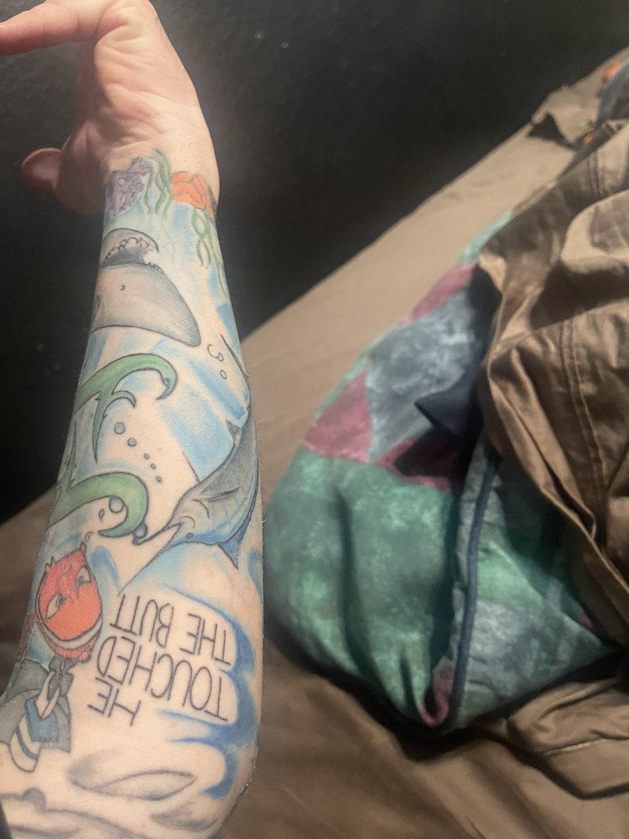 nick09873569's tweet photo. My arm is finally finished https://t.co/wJ2ICrO7uh