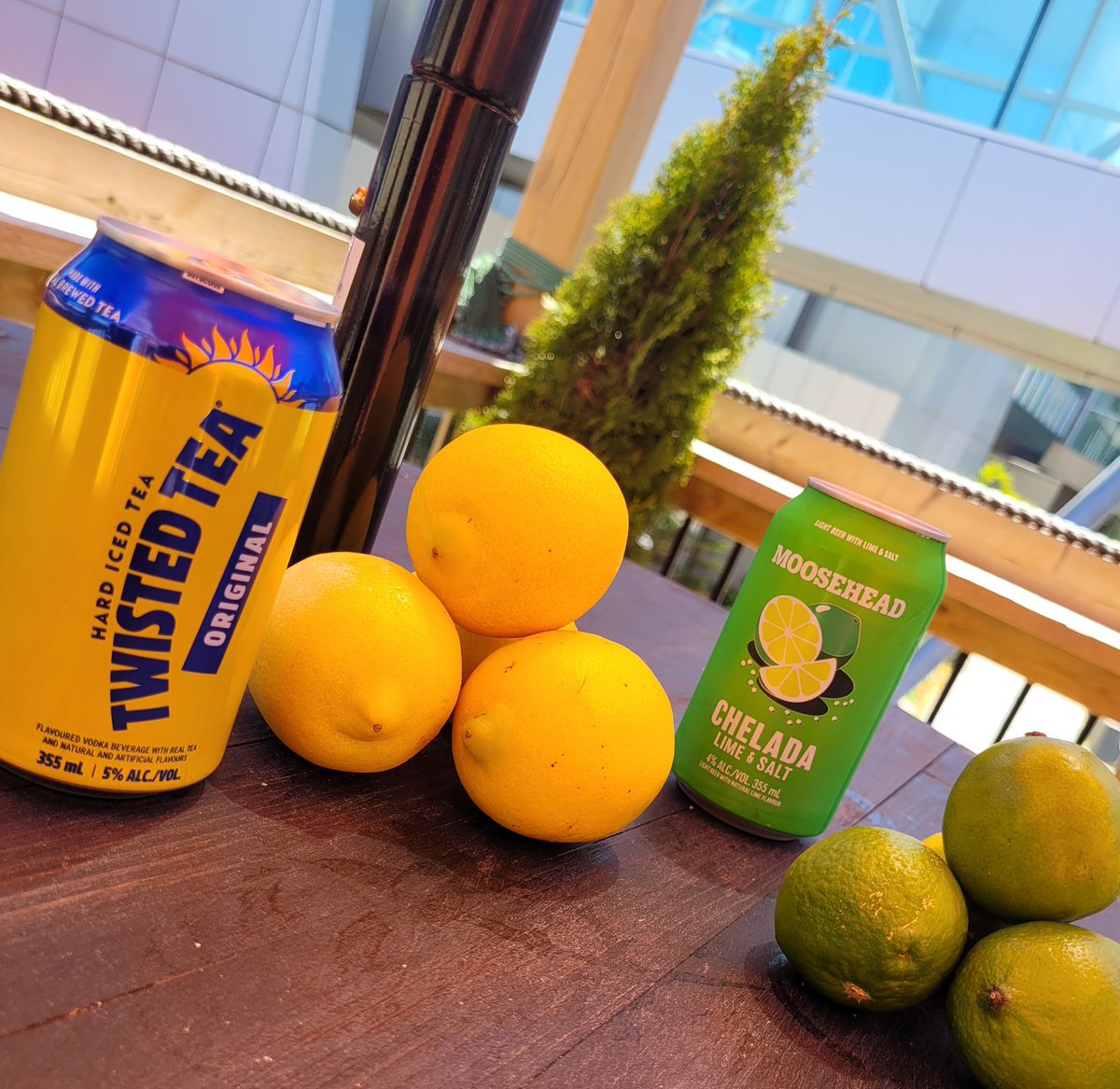 Twisted Tea and Chelada Lime &amp; Salt, goes down great with a sunburn and friends! For our live music tonight we've got John Stone and Rodney Cooke hitting the stage at 9:30, the guys Always put off an amazing performance! 

Check out the friendliest Lil pub in the North Atlantic!