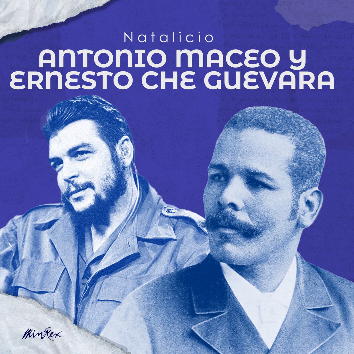 Cada 14/6 conmemoramos el liderazgo, la gallardía y el sacrificio de dos grandes hombres de nuestra historia: Antonio Maceo y el Che Guevara.

La intransigencia de ambos y el amor que profesaron por Cuba son componentes de nuestra #DiplomaciaRevolucionaria.

#CheVive #MaceoVive