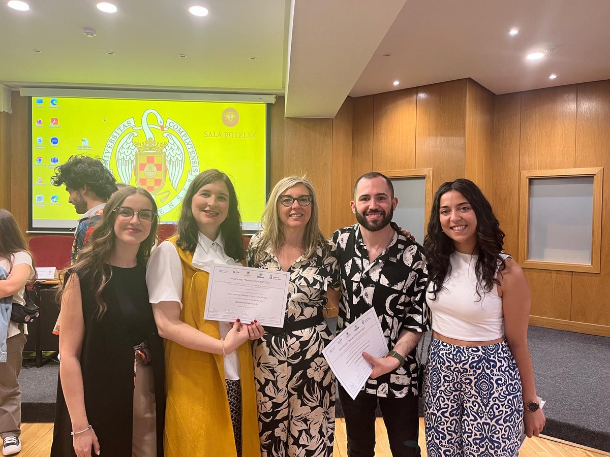 Tenemos dos ganadores de la Universidad del rey Juan Carlos (<a href="/urjc/">URJC</a>) en las áreas de conocimiento de Artes y Humanidades y de ciencias de la salud.
En ciencias de la salud la ganadora ha sido Marta Olmos.
En Artes y Humanidades el ganador ha sido Iván Vázquez.
#Tesis3m