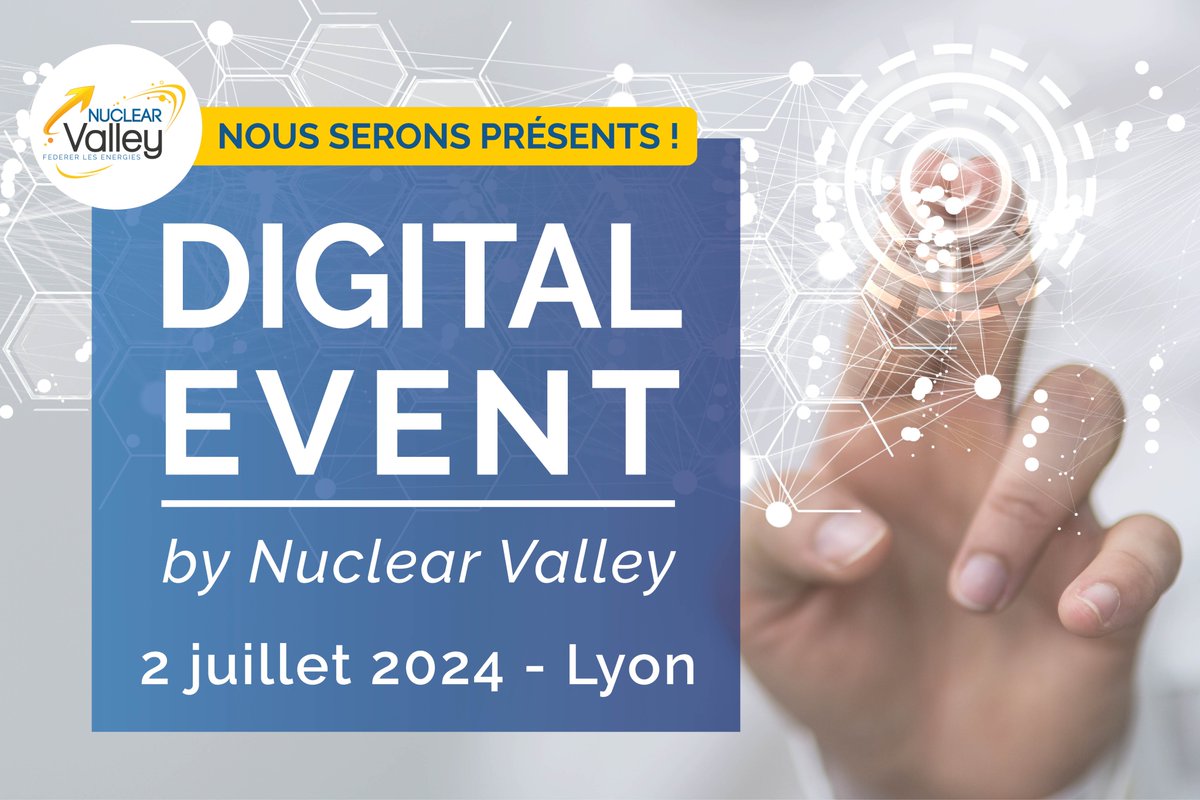 Exanodia's tweet photo. 💻✨ @Exanodia pitchera au Digital Event par Nuclear Valley !

Le Digital Event accélère l'innovation en mettant en relation des startups, des entreprises et des grands groupes des filières digital et nucléaire.

Le 02/07 à Lyon, venez écouter notre pitch sur les CND et l'IA https://t.co/VS3wpAZrUr