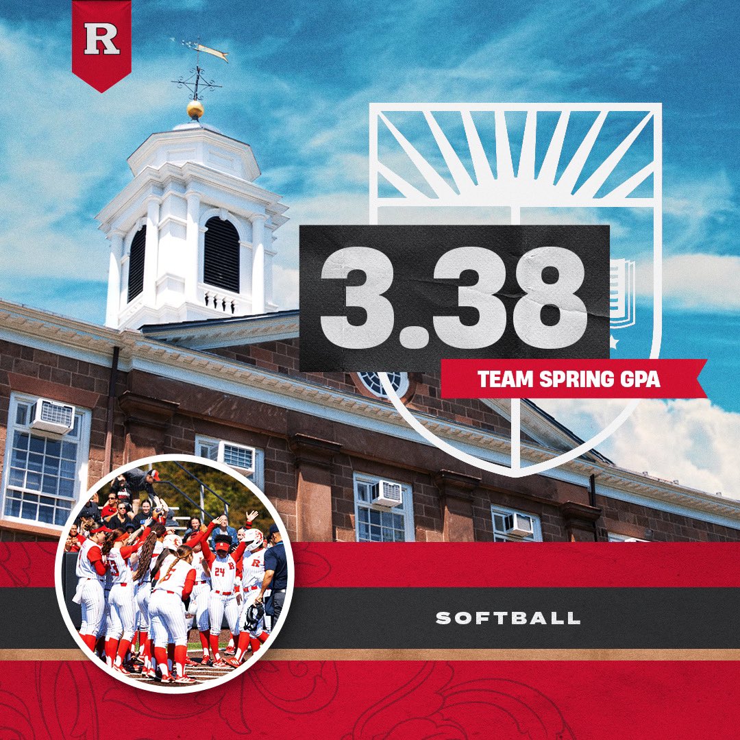 RUSoftball's tweet photo. 𝐀𝐂𝐀𝐃𝐄𝐌𝐈𝐂 𝐒𝐔𝐂𝐂𝐄𝐒𝐒 📚 👩‍🎓 
.
B1G achievements for the Scarlet Knights happen both on and off the field
.
#GoRU #RUSB #Team50 https://t.co/I5bEcSK5WG