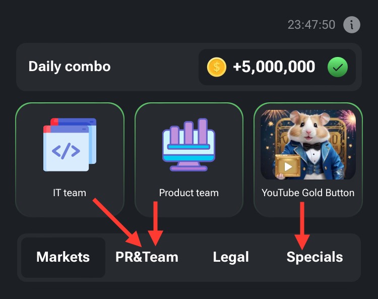 🐹 New! Daily Combo in Hamster 🐹 game

t.me/hodl_t/333

Feel free to share it with your friends!

🎁 5 000 000 bonus.

#hamster #hamsterkombat #combo #dailycombo #play2earn #taptap