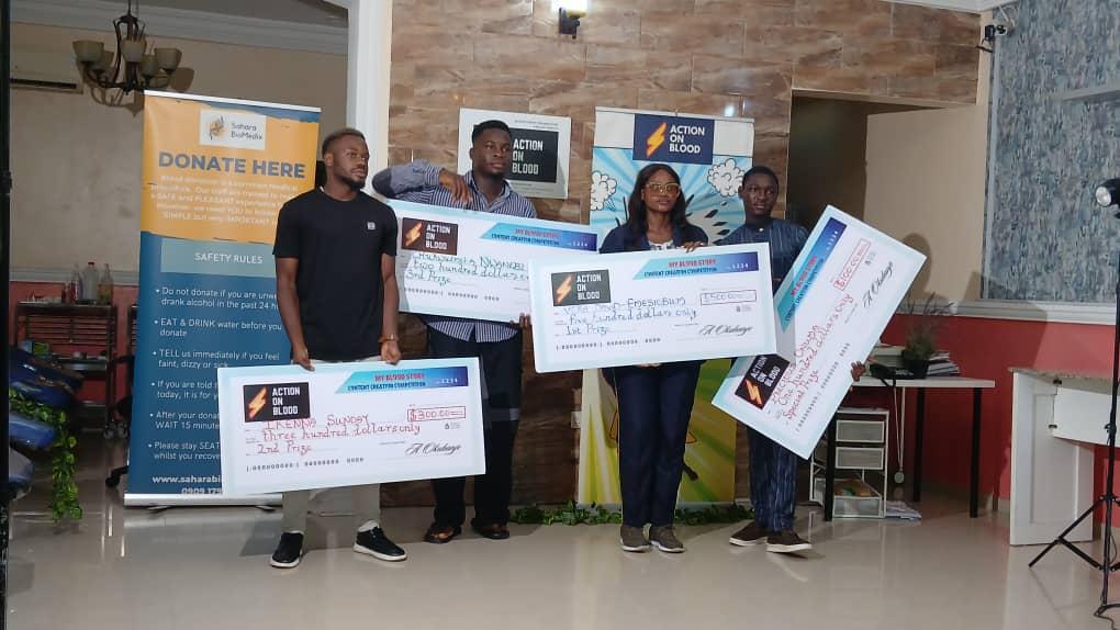 OnDonor's tweet photo. On the 1st of May, 2024, Action on Blood, a Lagos-based voluntary blood donor organisation, in partnership with Global Blood Fund (GBF), a US-based blood charity, launched My Blood Story Creative Content Competition.  The aim of the competition was for people https://t.co/aBZSj20k30
