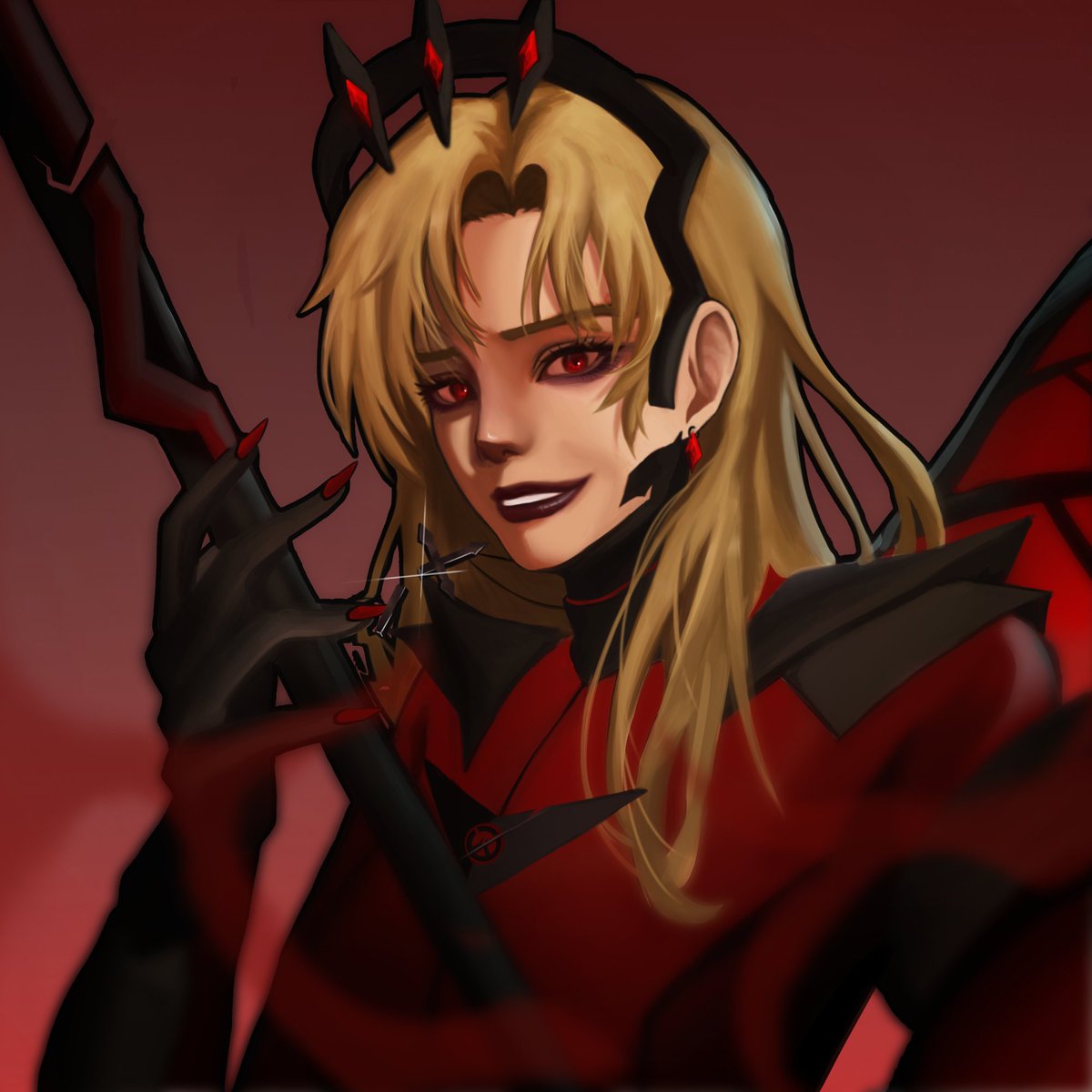 #콕카스_흑화_합작 
오버워치의 메르시를 그려봤습니다!
많은 부상자와 사상자를 자신의 능력으로 살려온 메르시는 생명의 가치를 비교하게 됐다 "내가 너를 왜 살려야해?"