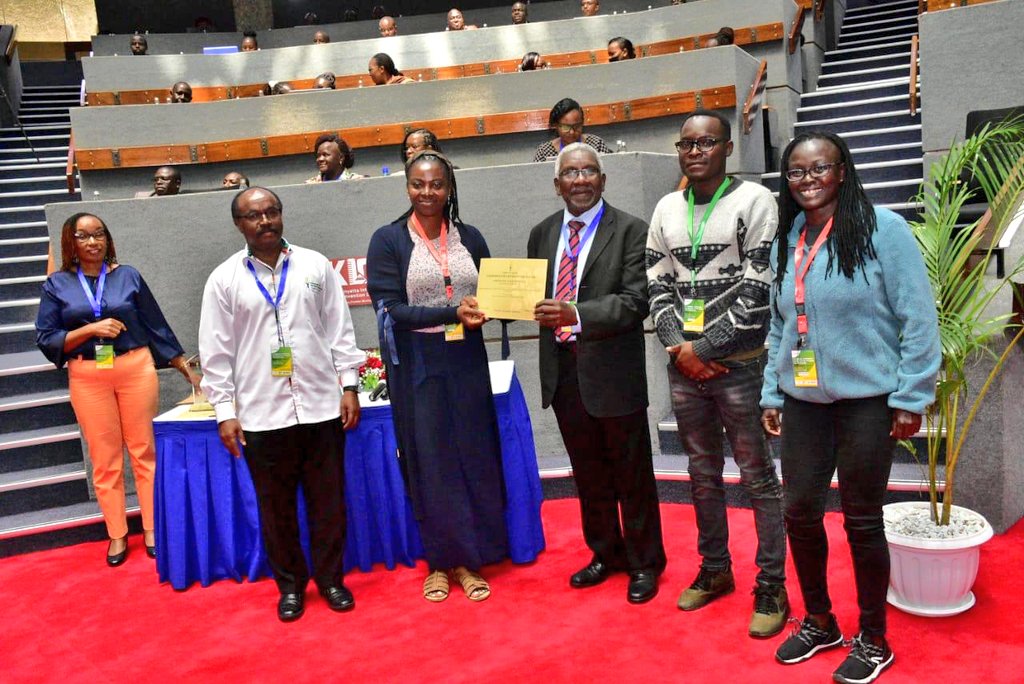 KEMRI shines at the 4th Biennial Conference on Universities Research at KICC, securing 1st Runners-up accolade in the Research and Innovation category. A testament to the Institute's groundbreaking research and innovation in the healthcare sector.