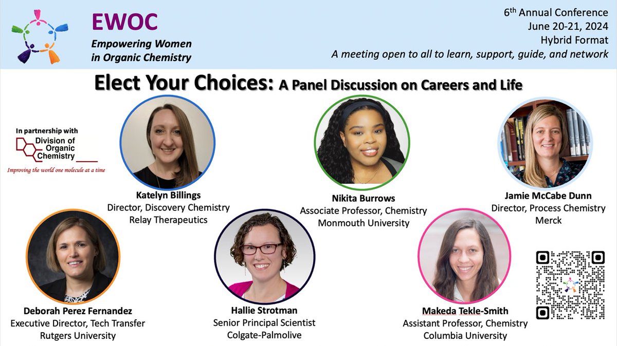 EWOC (@ewoc8) on Twitter photo #EWOC2024 Career Panel: "Elect Your Choices." Make sure to register to join us on Friday, June 21 for this bipartisan conversation! #WomenInChemistry <a href="/ACSorganic/">ACS Organic Division</a> <a href="/AcsWcc/">ACS WCC</a> <a href="/MPWatsonLab/">MP Watson Lab</a> #EWOC2024 Career Panel: "Elect Your Choices." Make sure to register to join us on Friday, June 21 for this bipartisan conversation! #WomenInChemistry <a href="/ACSorganic/">ACS Organic Division</a> <a href="/AcsWcc/">ACS WCC</a> <a href="/MPWatsonLab/">MP Watson Lab</a>