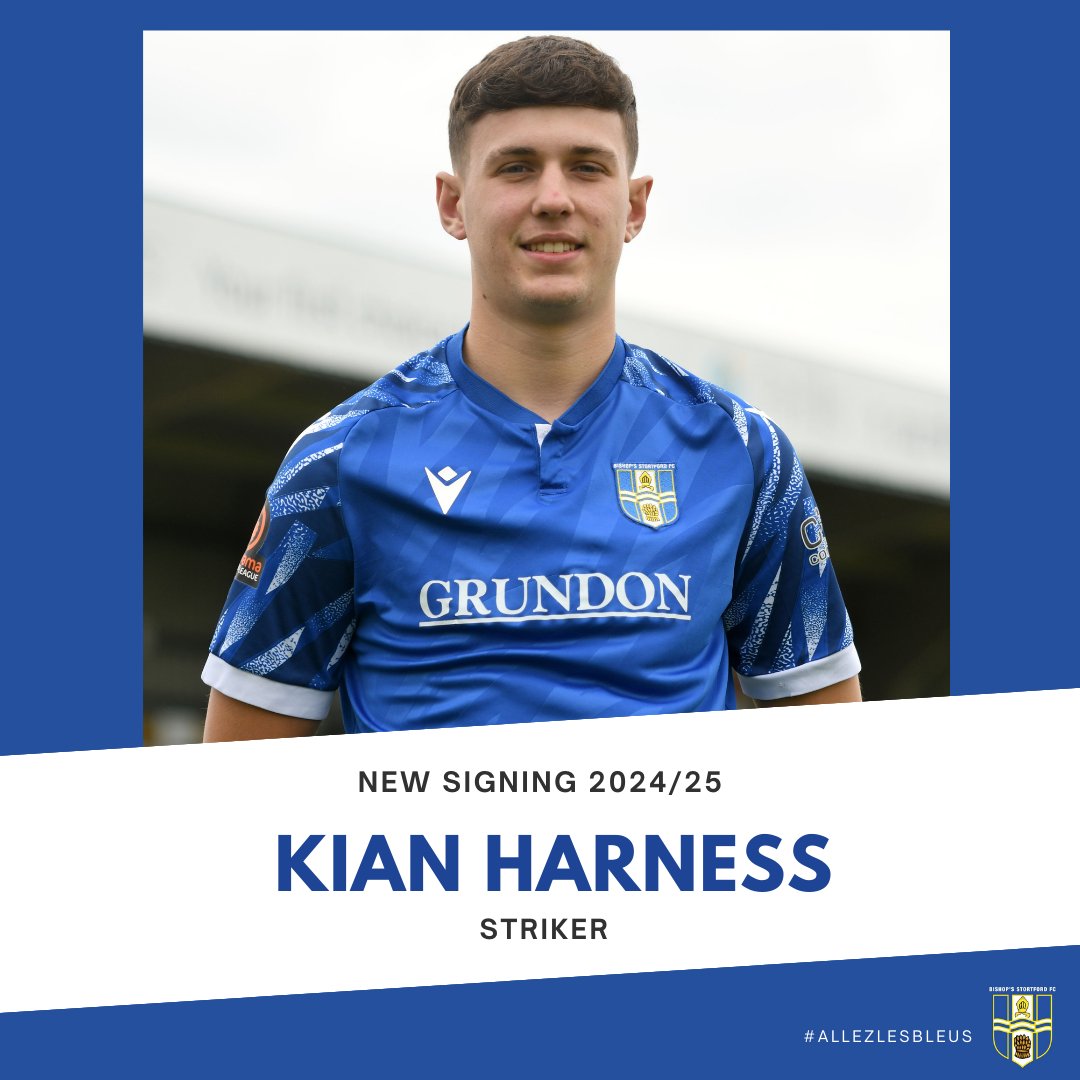Harness Heads To The RDA Stadium!

Steve Castle has swooped for a striker with prolific front man Kian Harness agreeing to join the Blues for 2024/25.

Kian joins the club after a successful stint with fellow Southern League side Royston Town.

Welcome <a href="/_kianharness9/">K H</a> !
