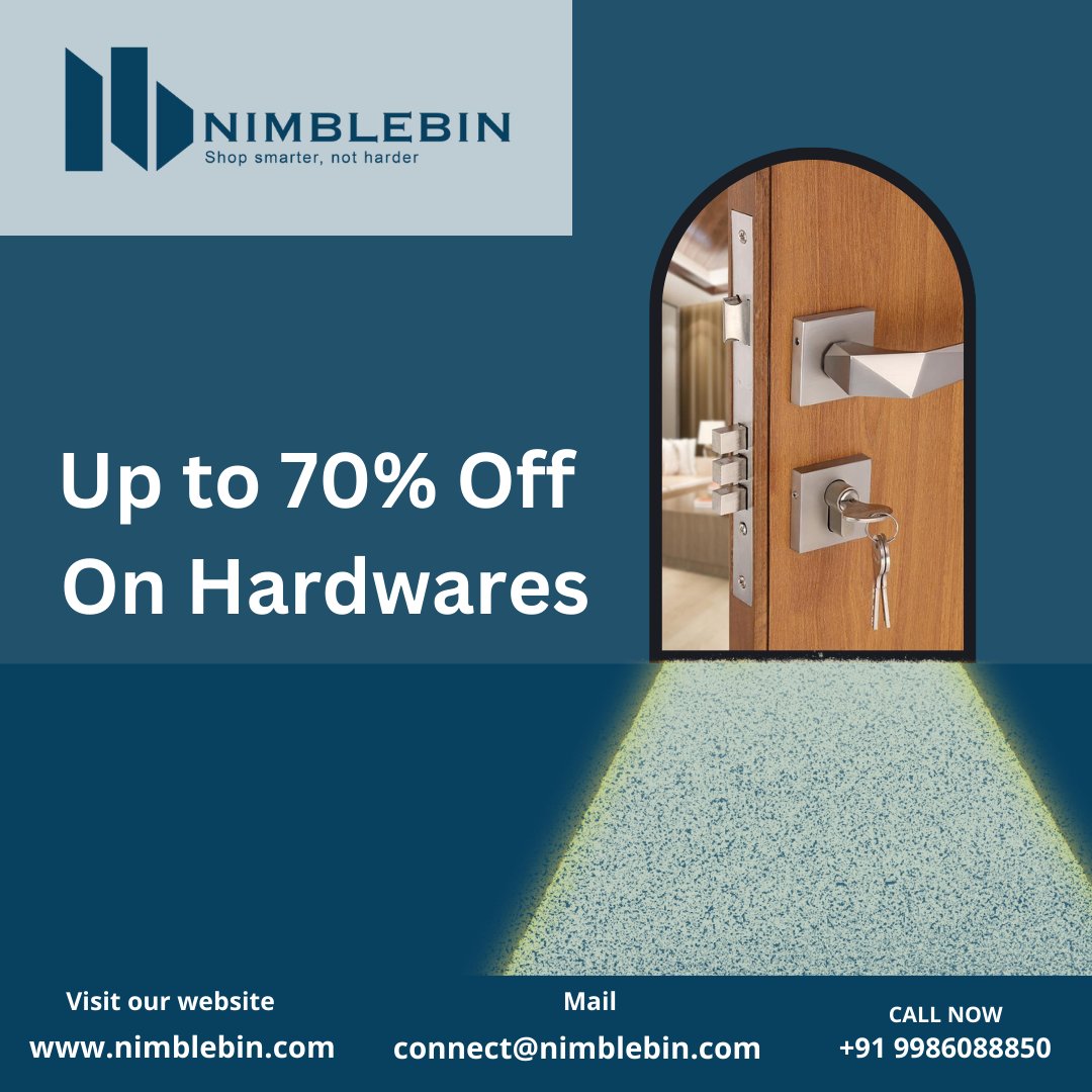 "Gear up for savings! Enjoy up to 70% off on hardware essentials. Don't miss out on this limited-time offer. Upgrade your setup today! #HardwareSale"