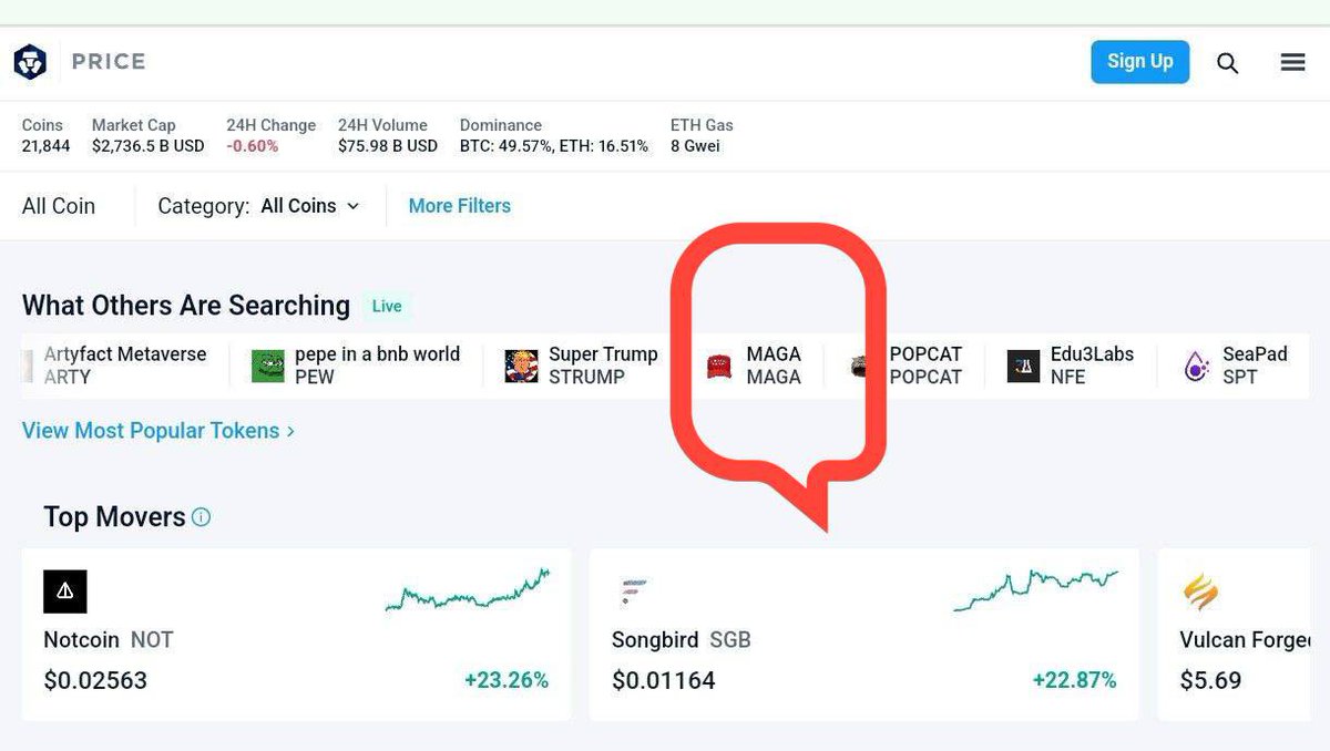 $MAGA is trending on <a href="/cryptocom/">Crypto.com</a> and has been among the top tokens in volume on Uniswap over the past 30 days. 

It would be awesome to see it listed <a href="/kris/">Kris | ai.com</a> <a href="/skalifowitz/">Steve | Crypto.com</a> 😎