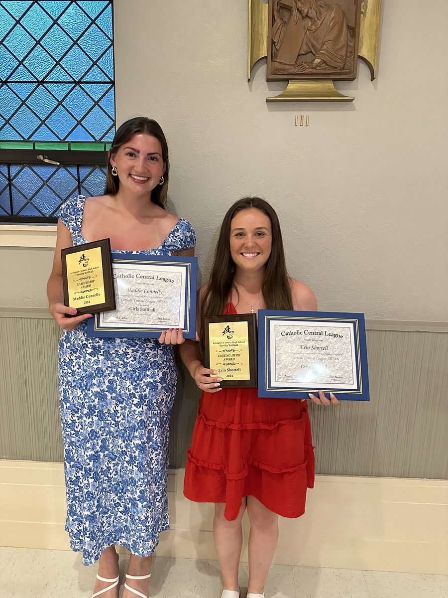 Congrats to <a href="/AC_Athletics/">Arlington Catholic Cougars Athletics</a> <a href="/mconnelly2024/">Maddie Connelly</a> and <a href="/EShortell2024/">Erin Shortell</a>