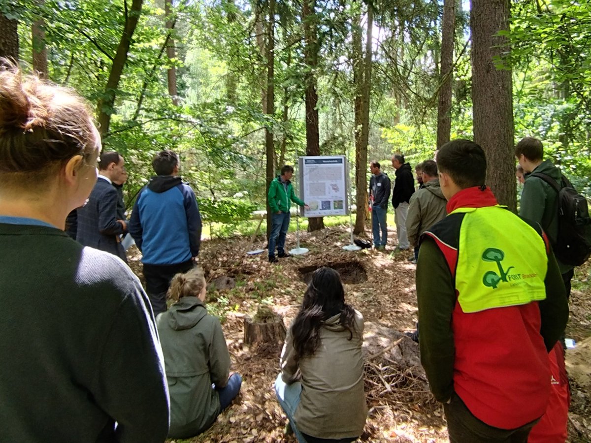 Waldbodentyp's tweet photo. #StWM_KPW:  Zweitägiges Projekttreffen in #Eberswalde + Exkursion mit Waldbesitzenden 🌳 WIR SAGEN DANKE für interessante Denkanstöße und hilfreiche Kommentare zu unseren Präsentationen - fließen nun in die finalen Produkte ein! 📝📝📝
#Waldmanagement #Waldumbau #Nachhaltigkeit https://t.co/37ZOwNsPmg