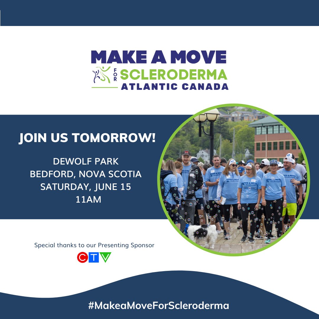 SclerodermaATL's tweet image. Who's joining us at DeWolf Park in Bedford tomorrow?
Have you registered yet? Created a team?
All the information you need is right here ➡️ makeamoveatlantic.ca
#MakeAMoveForScleroderma #MAM4Scleroderma #Scleroderma #SclerodermaAtlantic #Fundraiser