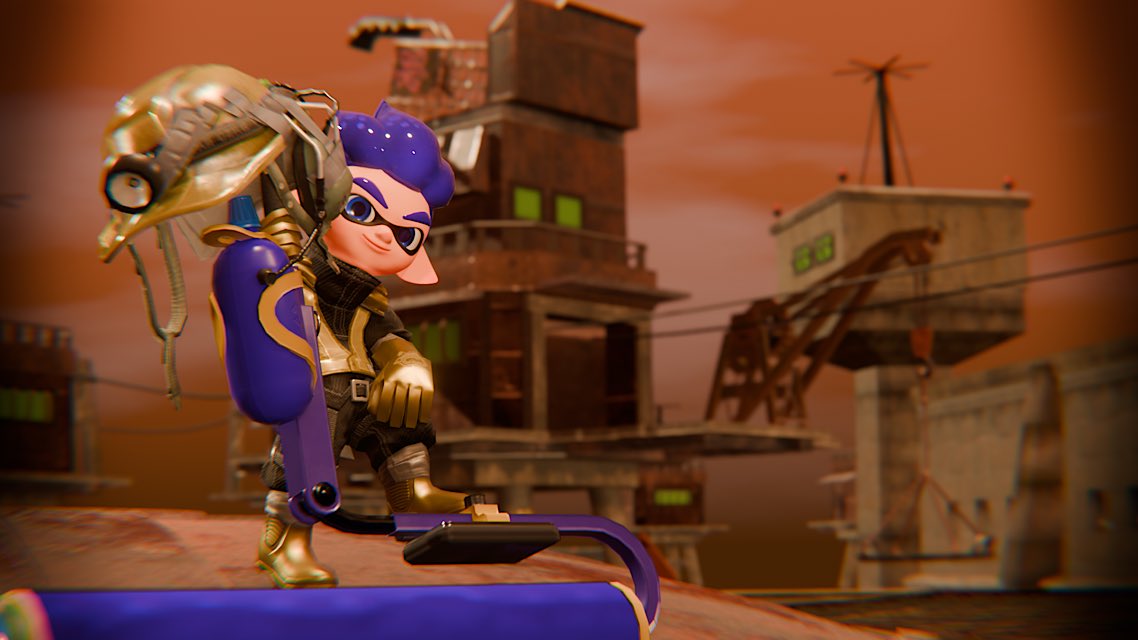 BigCN401's tweet photo. Ready for another Salmon Run shift with my favorite color Slopsuits.

C0mm by @karu_h1.
#Splatoon3 https://t.co/wjKVI67uHC