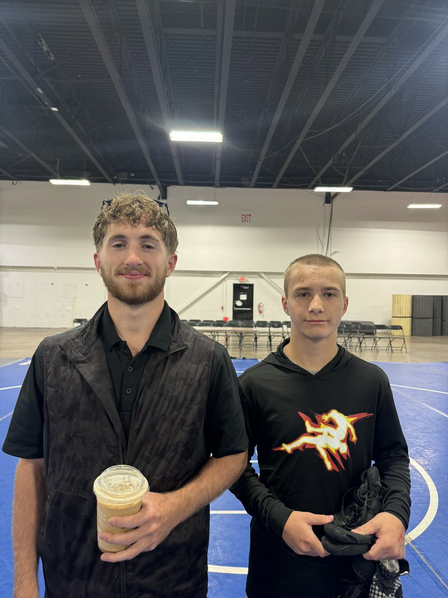 WrestlingGV's tweet photo. GV is well represented at @USAWrestling 14U National Duals! TJ Ekert is wrestling for team Missouri (GV South MS) and Brock Smith (Class of 2023) is officiating!!! #WEAREGV https://t.co/F3WOst977t