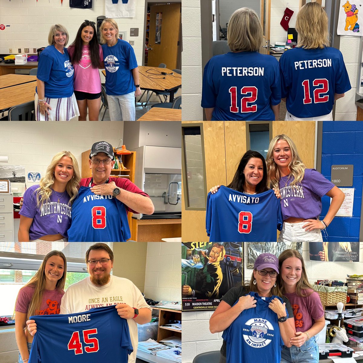 Riverside Rams Softball ๐ฅ (@riversideramssb) on Twitter photo On this last day of school, our seniors wanted to celebrate special <a href="/RiversideLCPS/">Riverside HS</a> teachers that made a HUGE impact on their lives over 4 years! TYSM Ms. Celio & Ms. Daley! TYSM Mr. Wharton & Ms. Burns! TYSM Mr. Goodlin & Ms. Bergel! We ๐ you all! Thank you is not enough! ๐ฅฐ๐ฅฐ๐ฅฐ On this last day of school, our seniors wanted to celebrate special <a href="/RiversideLCPS/">Riverside HS</a> teachers that made a HUGE impact on their lives over 4 years! TYSM Ms. Celio & Ms. Daley! TYSM Mr. Wharton & Ms. Burns! TYSM Mr. Goodlin & Ms. Bergel! We ๐ you all! Thank you is not enough! ๐ฅฐ๐ฅฐ๐ฅฐ
