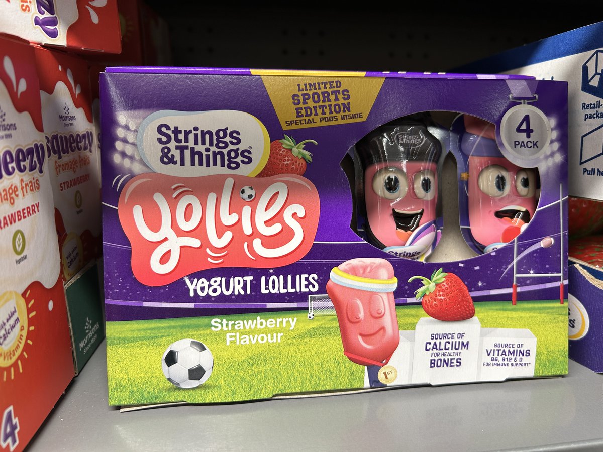 WowMeDesign's tweet photo. Great to see our work in store. Strings &amp; Things Yollies Limited Edition sports-themed packs. Newly updated outer packaging features Olympic sports, such as hockey, archery, &amp; skateboarding. New inner pods, featuring fun quiz questions &amp; engaging mini-activity challenges for all. https://t.co/kSSb7ykNEk