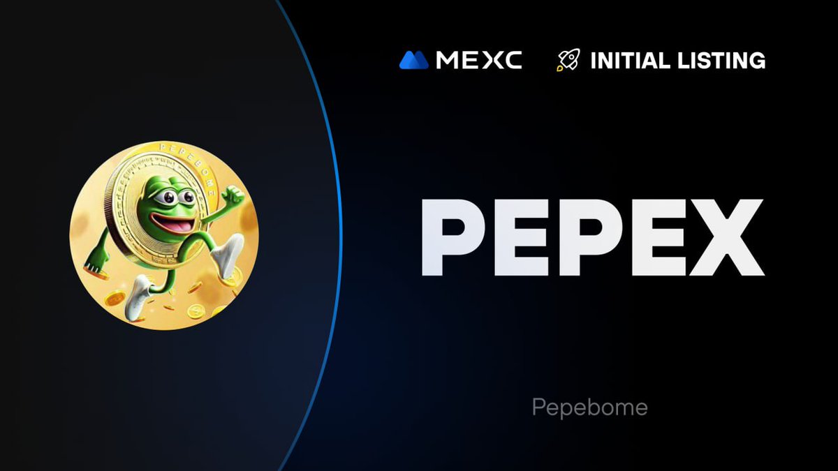 MEXC_DE's tweet photo. Wir freuen uns, bekannt geben zu kรถnnen, dass die Kickstarter-Kampagne #Pepebome abgeschlossen ist und $PEPEX auf #MEXC gelistet wird!
๐นAnzahlung: Geรถffnet
๐นPEPEX/USDT-Handel in der Innovationszone: 14.06.2024, 15:00 Uhr
Details: https://t.co/RFomGHW5lO https://t.co/5v4Z9f7nSY