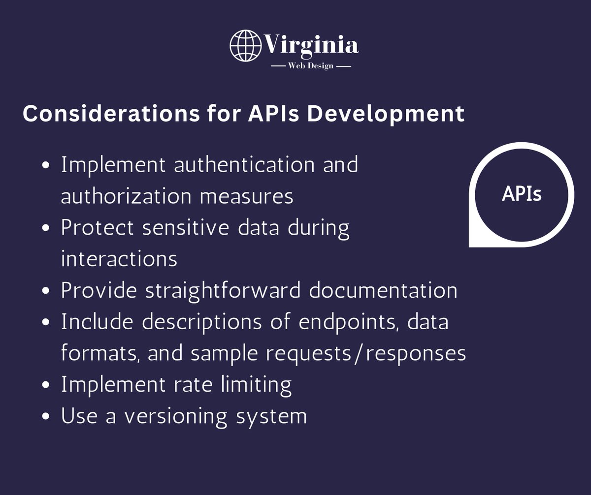 VAWebCreators's tweet image. Embark on a comprehensive four-part series as we demystify the wonders of APIs! From fundamental principles to advanced concepts, come along on this enlightening journey. Swipe through all four posts to elevate your API expertise! 
Part III

#APIdevelopment